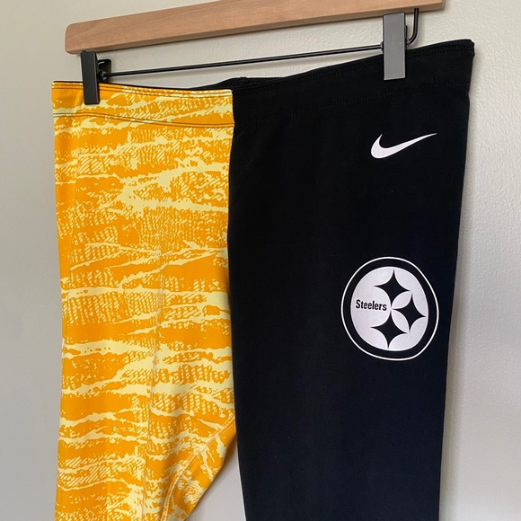 Nike NFL Pittsburgh Steelers Leg-A-See Leggings NWOT - Picture 3 of 6